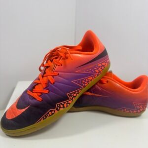 Nike HypervenomX Phelon II IC Youth 5Y Orange Purple Indoor Soccer Shoes